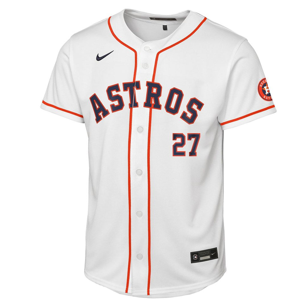 Jose Altuve Houston Astros Nike Youth Home Stadium Jersey - White Official MLB Team Apparel Baseball Fan Gear