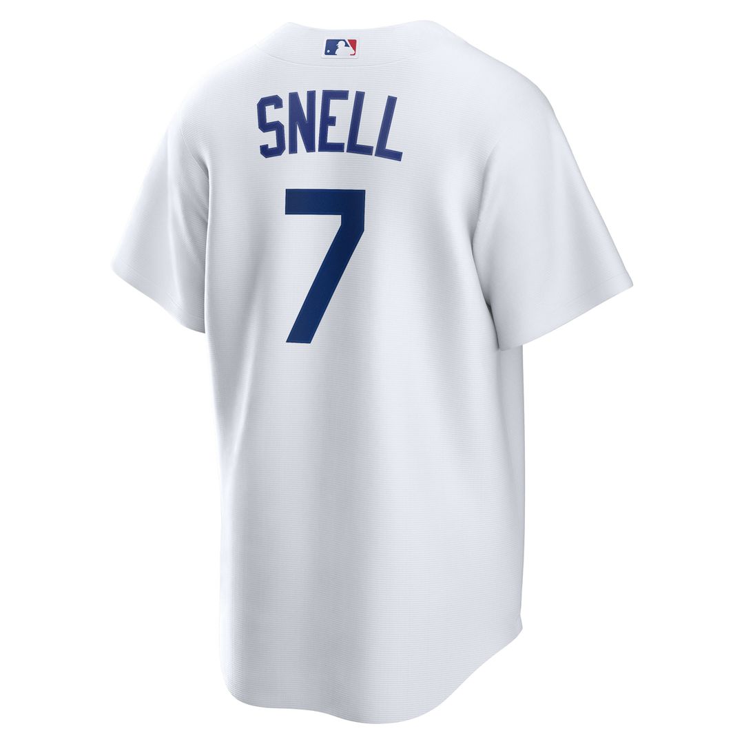 Blake Snell Los Angeles Dodgers Nike Home Replica Jersey - White Official MLB Team Apparel Baseball Fan Gear