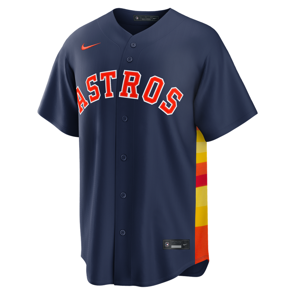 Jose Altuve Houston Astros Nike Alternate 2 Replica Jersey - Navy Official MLB Team Apparel Baseball Fan Gear