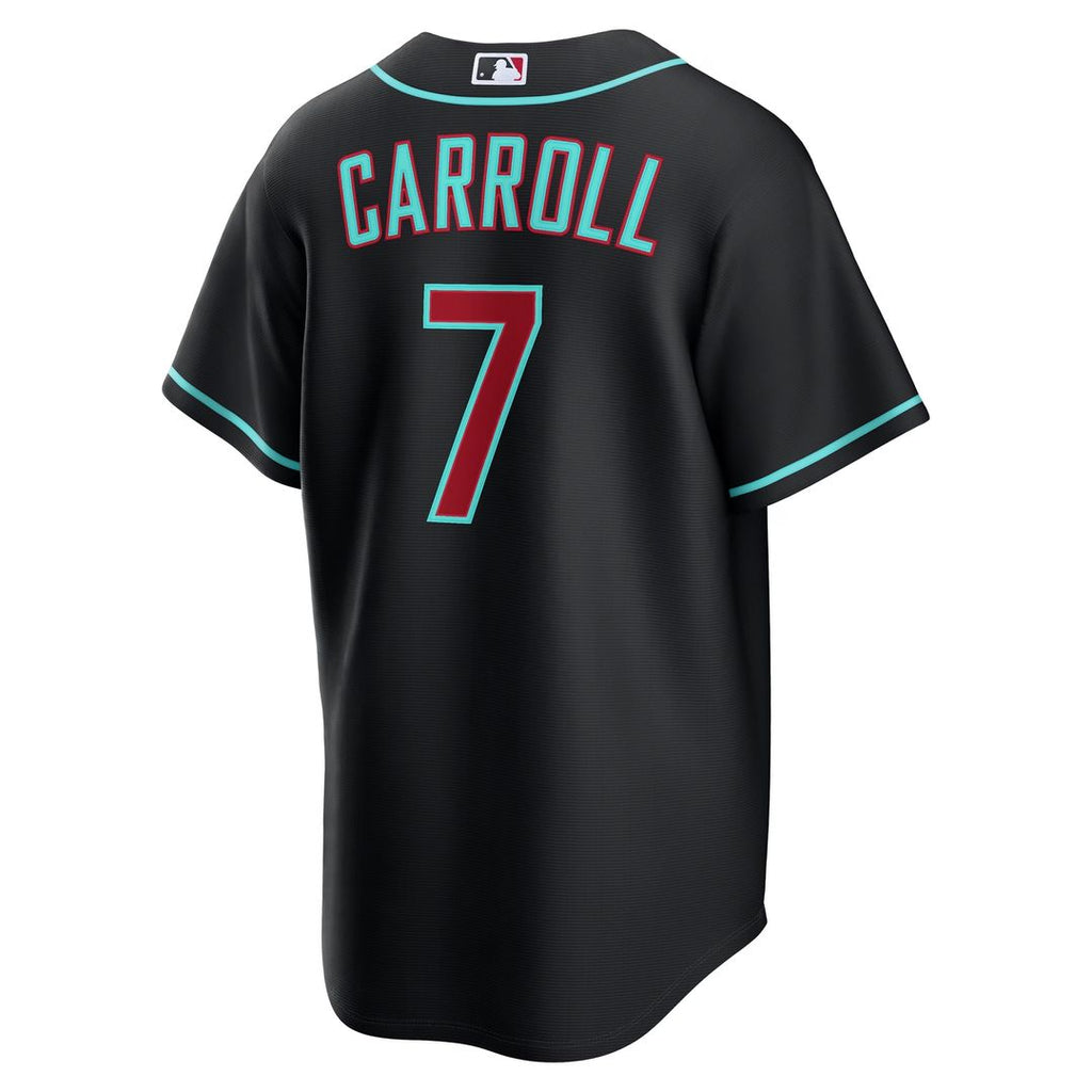 Corbin Carroll Arizona Diamondbacks Nike Alternate 2 Replica Jersey - Crimson Official MLB Team Apparel Baseball Fan Gear