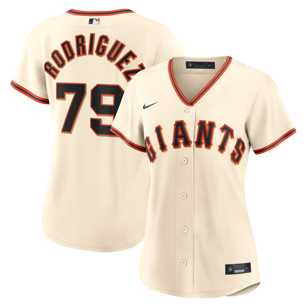 Jesus Rodriguez San Francisco Giants Nike Women's Home Replica Jersey - Cream Official MLB Team Apparel Baseball Fan Gear