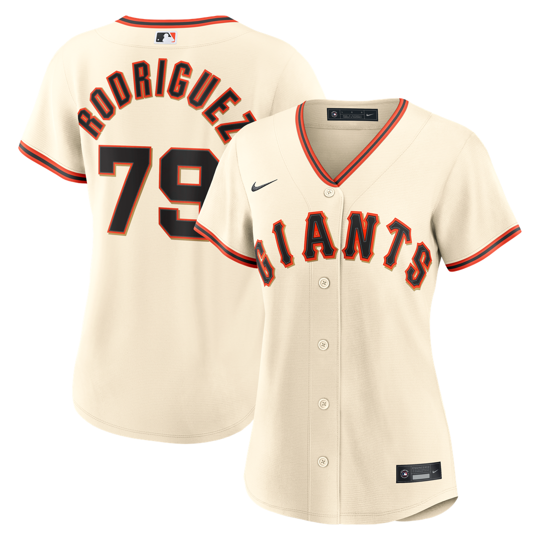 Jesus Rodriguez San Francisco Giants Nike Women's Home Replica Jersey - Cream Official MLB Team Apparel Baseball Fan Gear