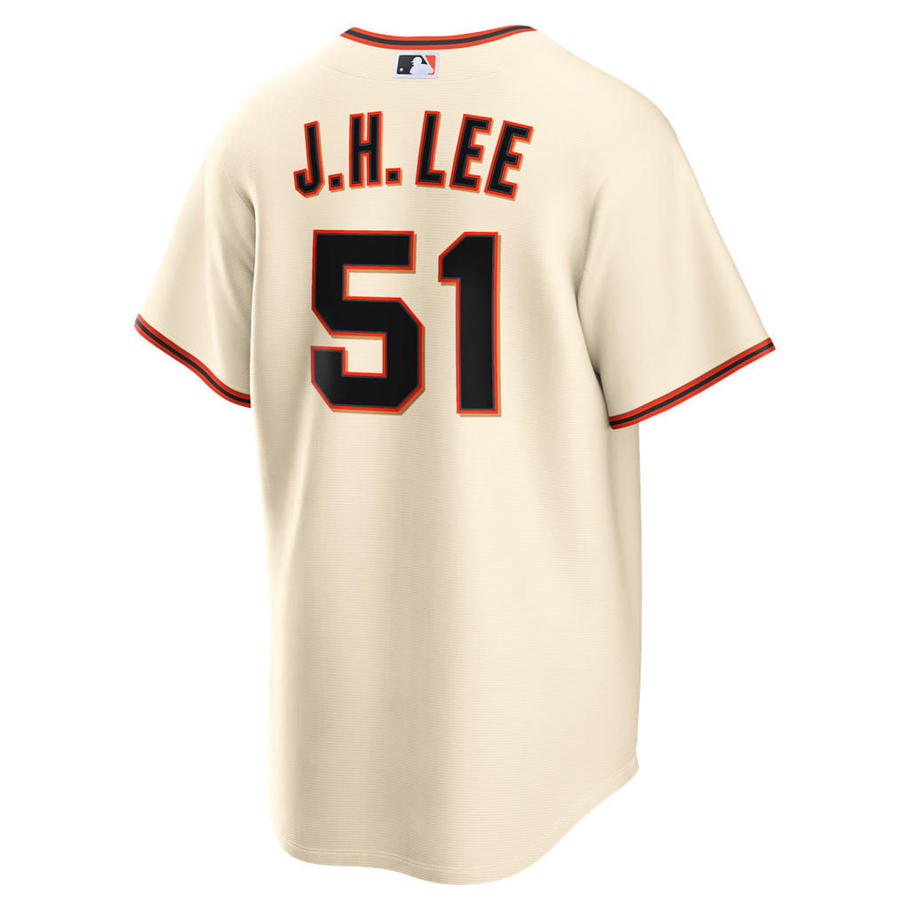 Jung Hoo Lee San Francisco Giants Nike Home Replica Jersey - Cream Official MLB Team Apparel Baseball Fan Gear