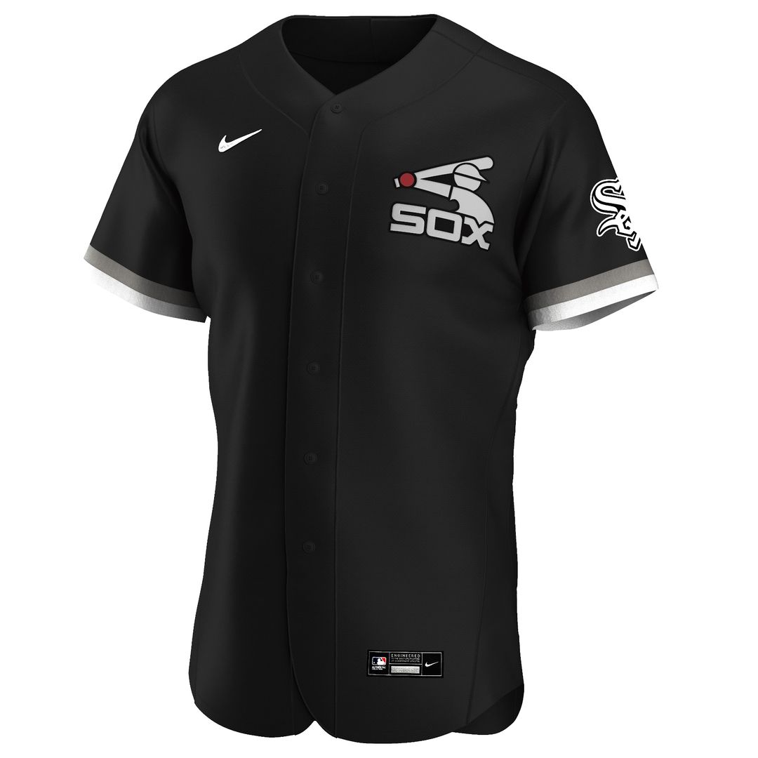 Chicago White Sox Nike Alternate Authentic Team Jersey - Black Official MLB Team Apparel Baseball Fan Gear