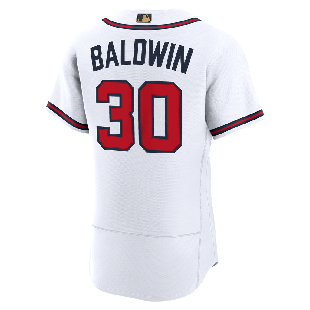 Drake Baldwin Atlanta Braves Nike MLB Awards Authentic Jersey - White Official MLB Team Apparel Baseball Fan Gear