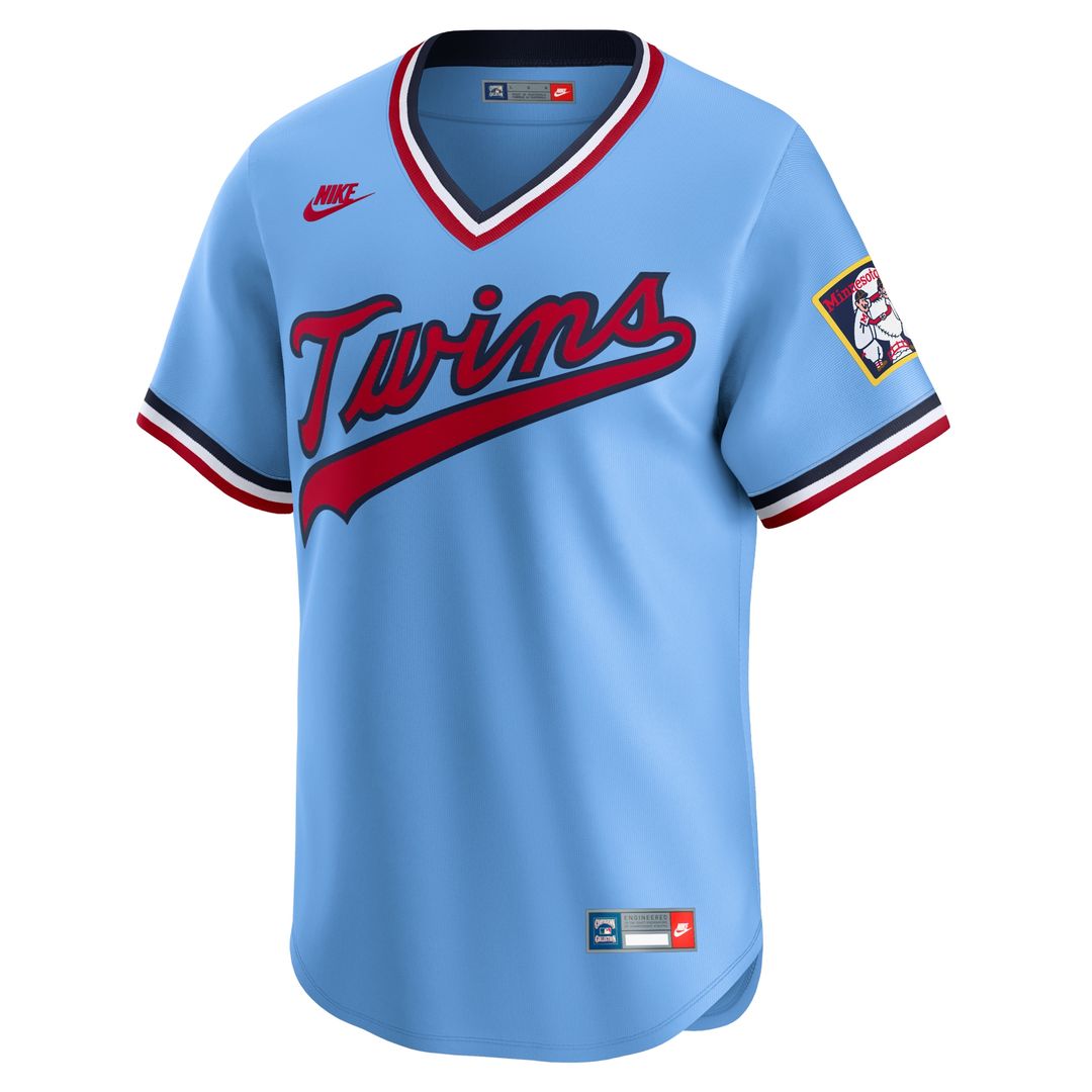 Minnesota Twins Nike Cooperstown Collection Limited Jersey - Light Blue Official MLB Team Apparel Baseball Fan Gear