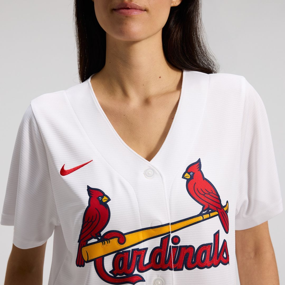 St. Louis Cardinals Nike Women's Home Replica Team Jersey - White Official MLB Team Apparel Baseball Fan Gear