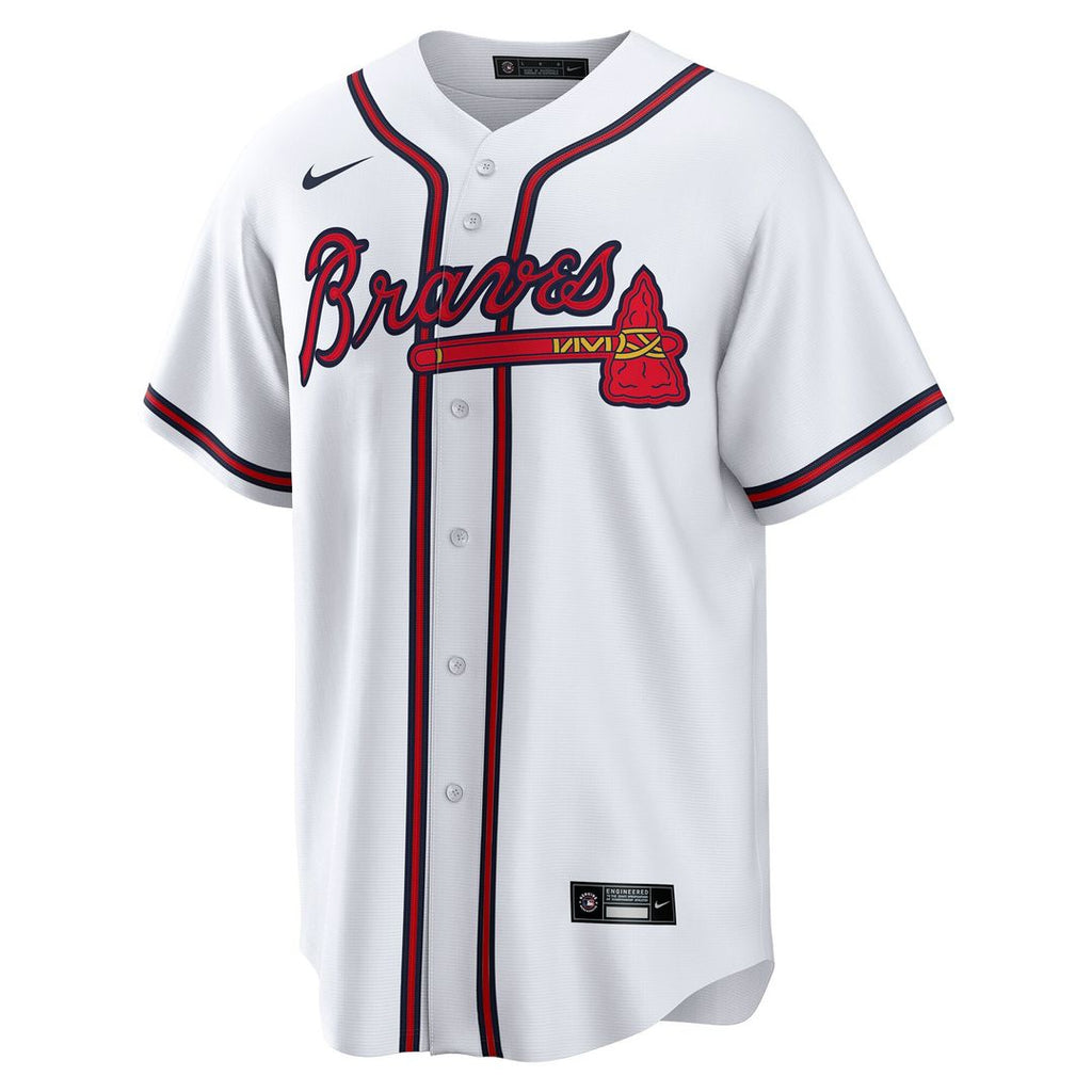 Joe Jiménez Atlanta Braves Nike Home Replica Player Jersey - White Official MLB Team Apparel Baseball Fan Gear