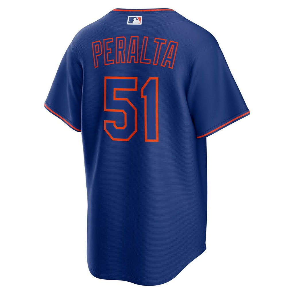 Freddy Peralta New York Mets Nike Alternate Replica Jersey - Royal Official MLB Team Apparel Baseball Fan Gear