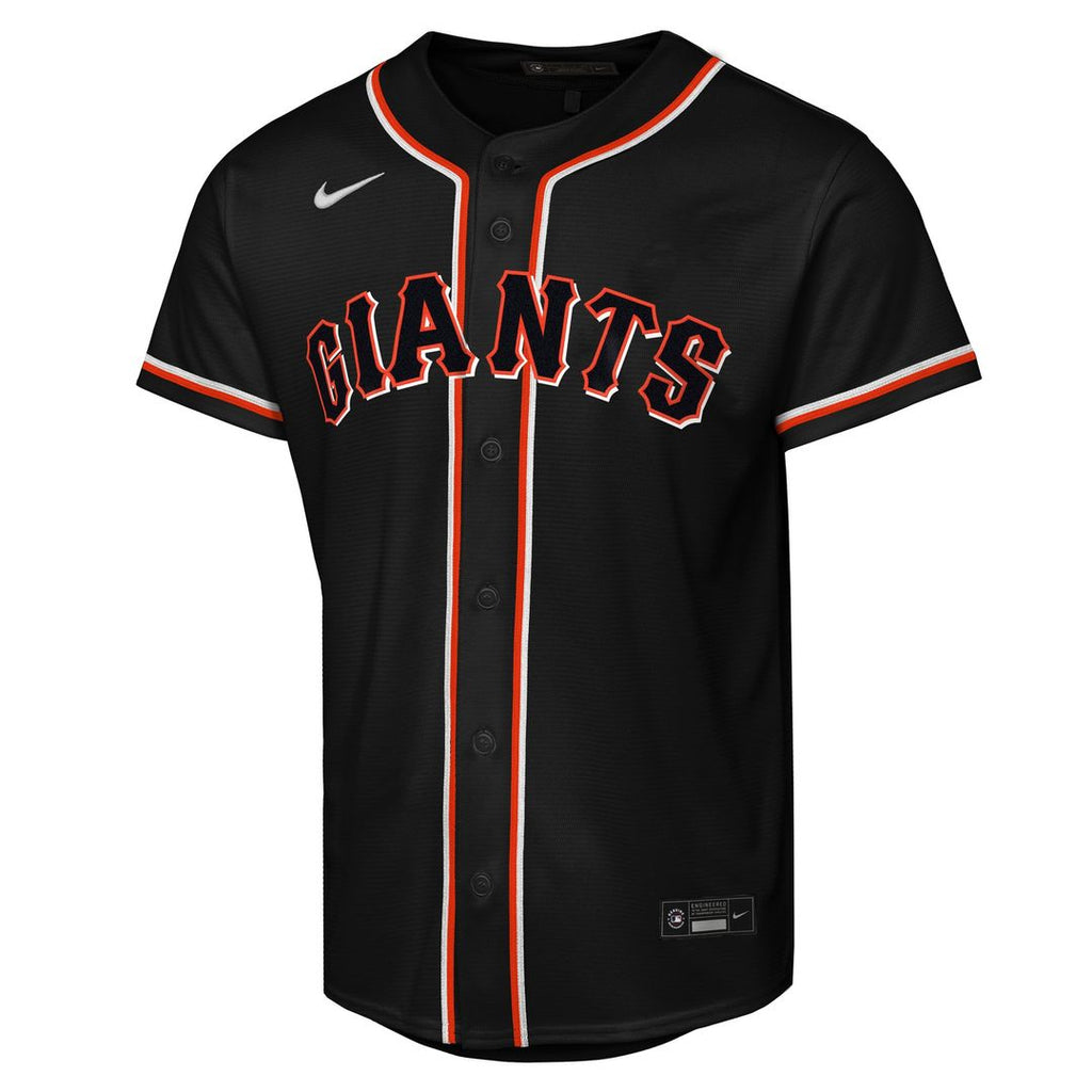 Matt Chapman San Francisco Giants Nike Youth Fashion Replica Player Jersey - Black Official MLB Team Apparel Baseball Fan Gear
