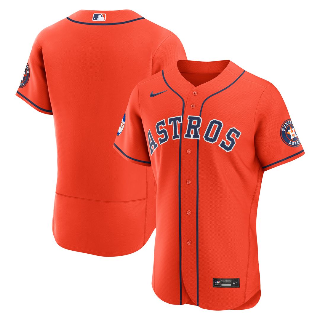 Houston Astros Nike Alternate 2 Authentic Jersey - Navy Official MLB Team Apparel Baseball Fan Gear