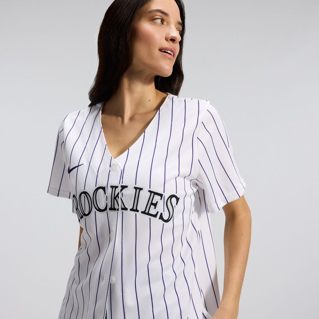Colorado Rockies Nike Women's Home Replica Team Jersey - White Official MLB Team Apparel Baseball Fan Gear