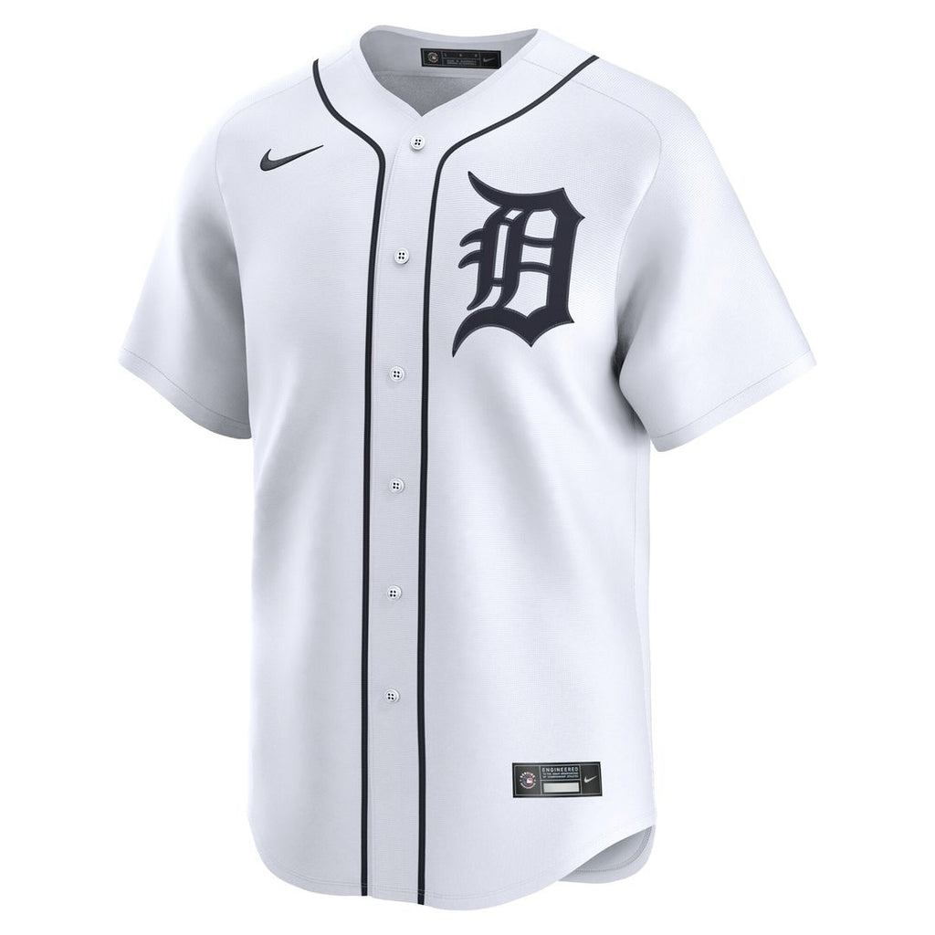 Colt Keith Detroit Tigers Nike Home Limited Player Jersey - White Official MLB Team Apparel Baseball Fan Gear