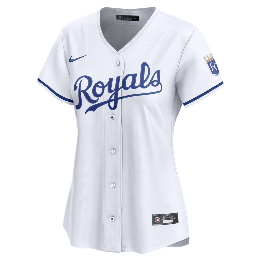 Kansas City Royals Nike Women's Home Limited Jersey - White Official MLB Team Apparel Baseball Fan Gear
