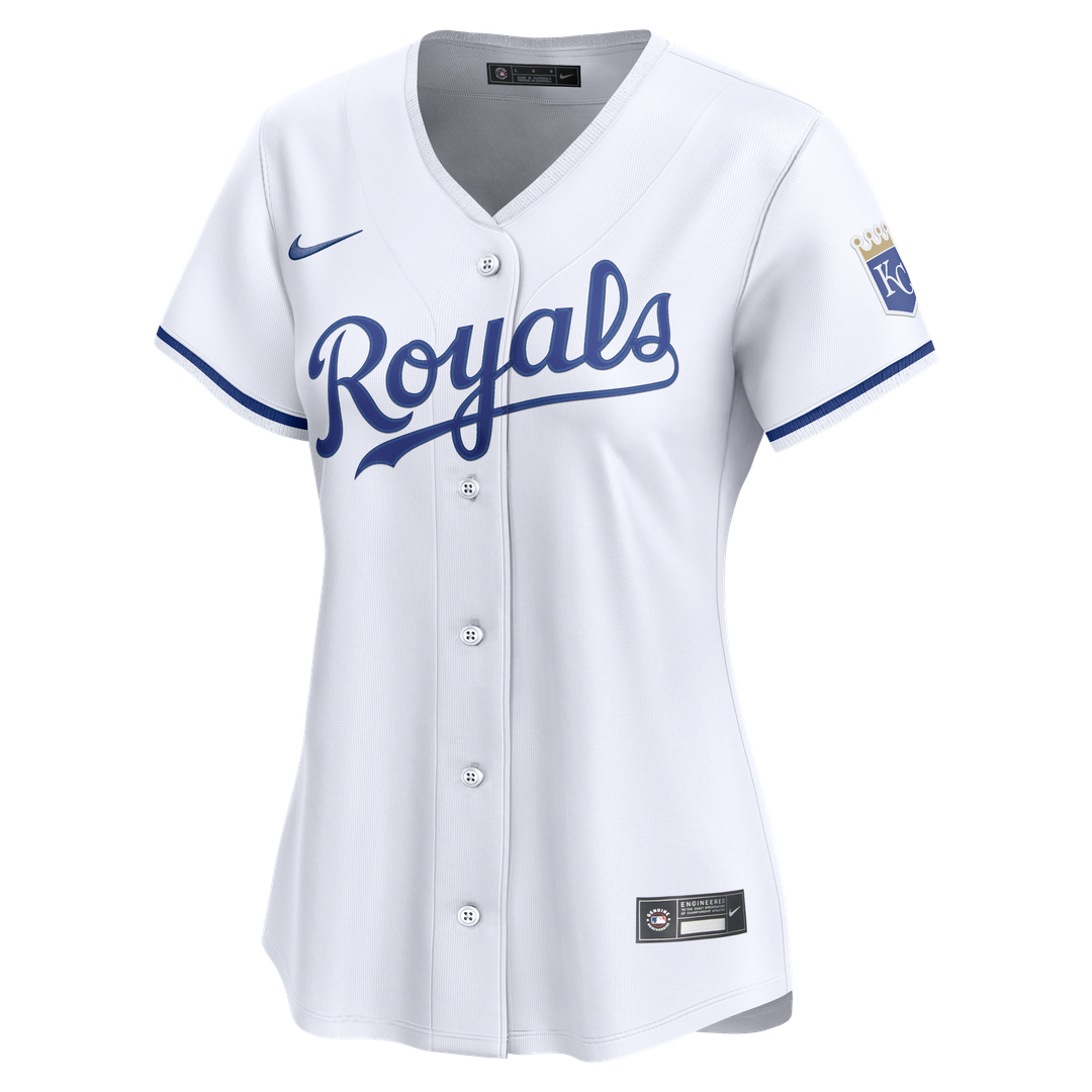 Kansas City Royals Nike Women's Home Limited Jersey - White Official MLB Team Apparel Baseball Fan Gear