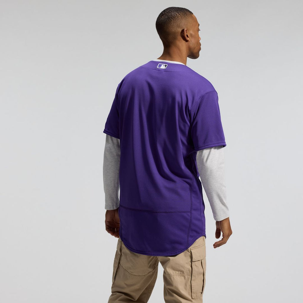 Colorado Rockies Nike Alternate Authentic Jersey - Purple Official MLB Team Apparel Baseball Fan Gear