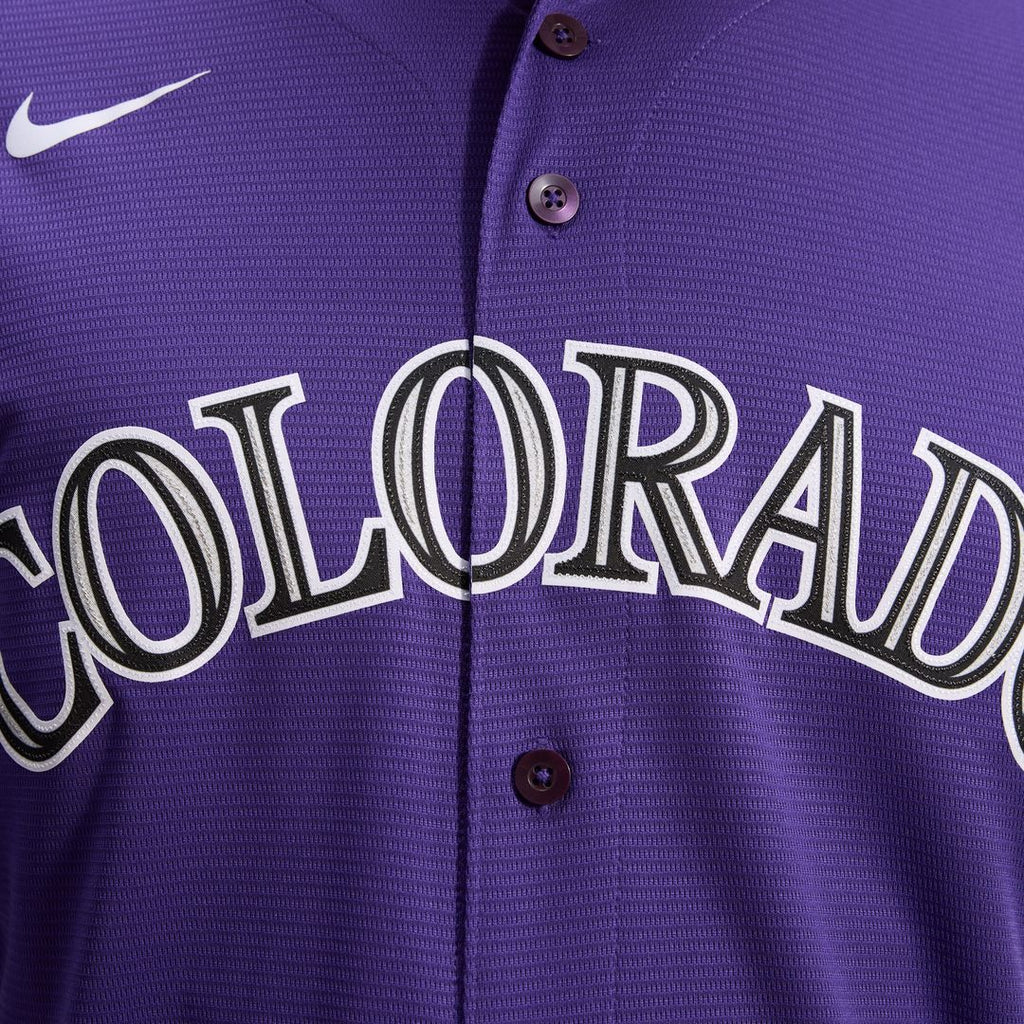 Colorado Rockies Nike Alternate Replica Team Jersey - Purple Official MLB Team Apparel Baseball Fan Gear