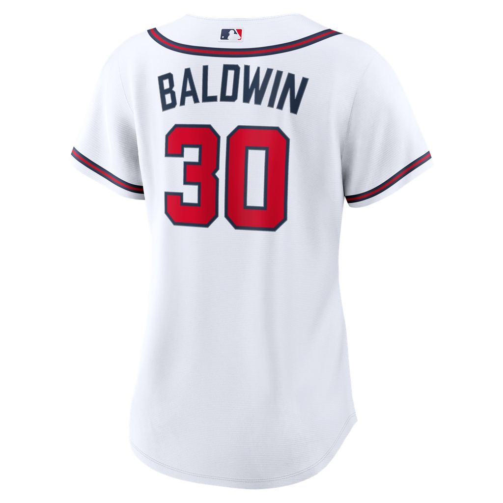 Drake Baldwin Atlanta Braves Nike Women's Home Replica Jersey - White Official MLB Team Apparel Baseball Fan Gear