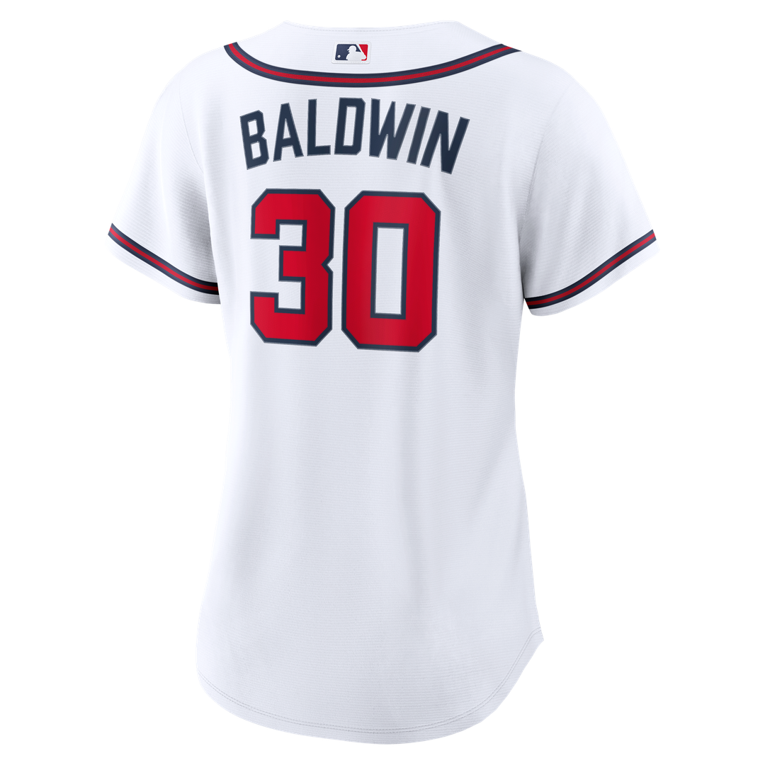 Drake Baldwin Atlanta Braves Nike Women's Home Replica Jersey - White Official MLB Team Apparel Baseball Fan Gear