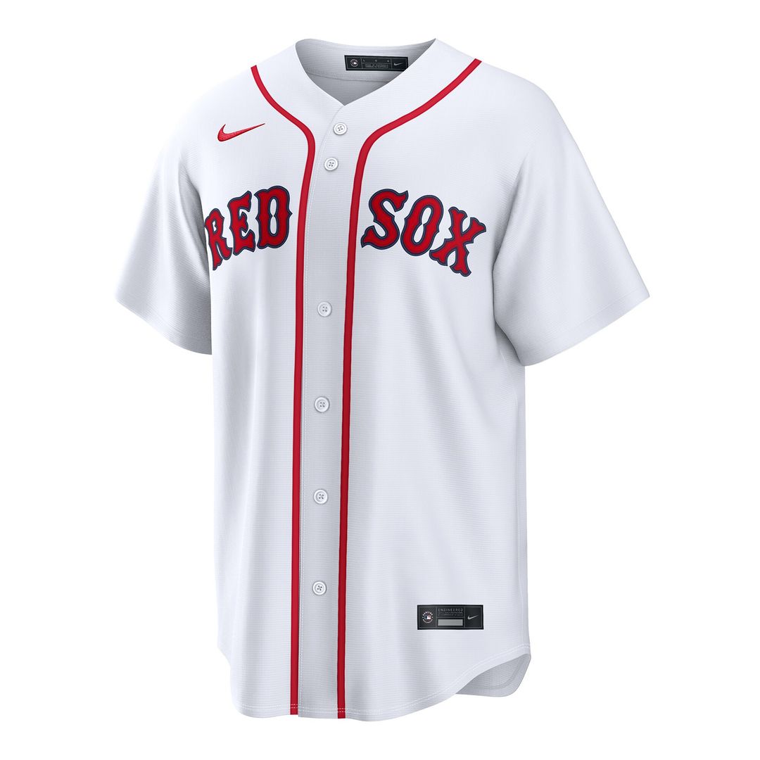 Jovani Moran Boston Red Sox Nike Home Replica Jersey - White Official MLB Team Apparel Baseball Fan Gear