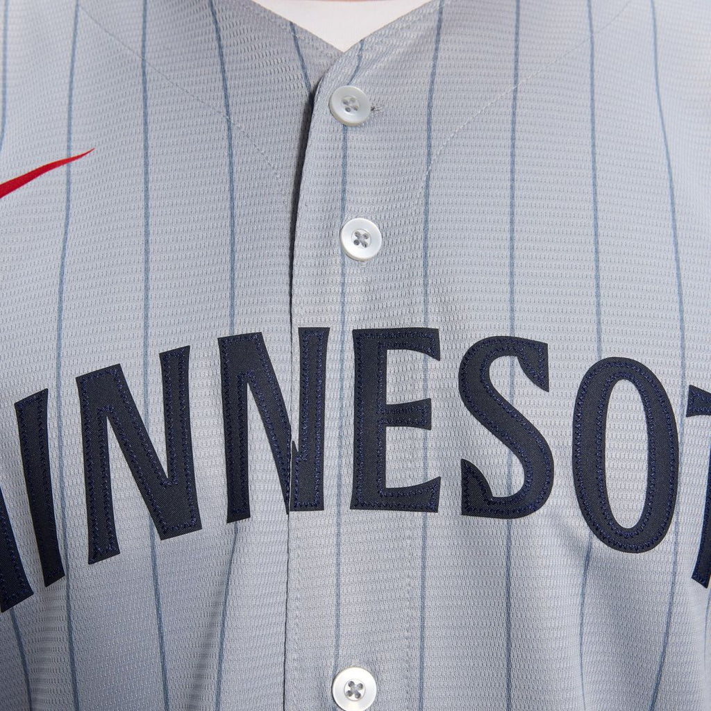 Minnesota Twins Nike Road Replica Team Jersey - Gray Official MLB Team Apparel Baseball Fan Gear