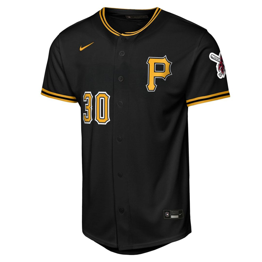 Paul Skenes Pittsburgh Pirates Nike Youth Alternate Stadium Jersey - Black Official MLB Team Apparel Baseball Fan Gear