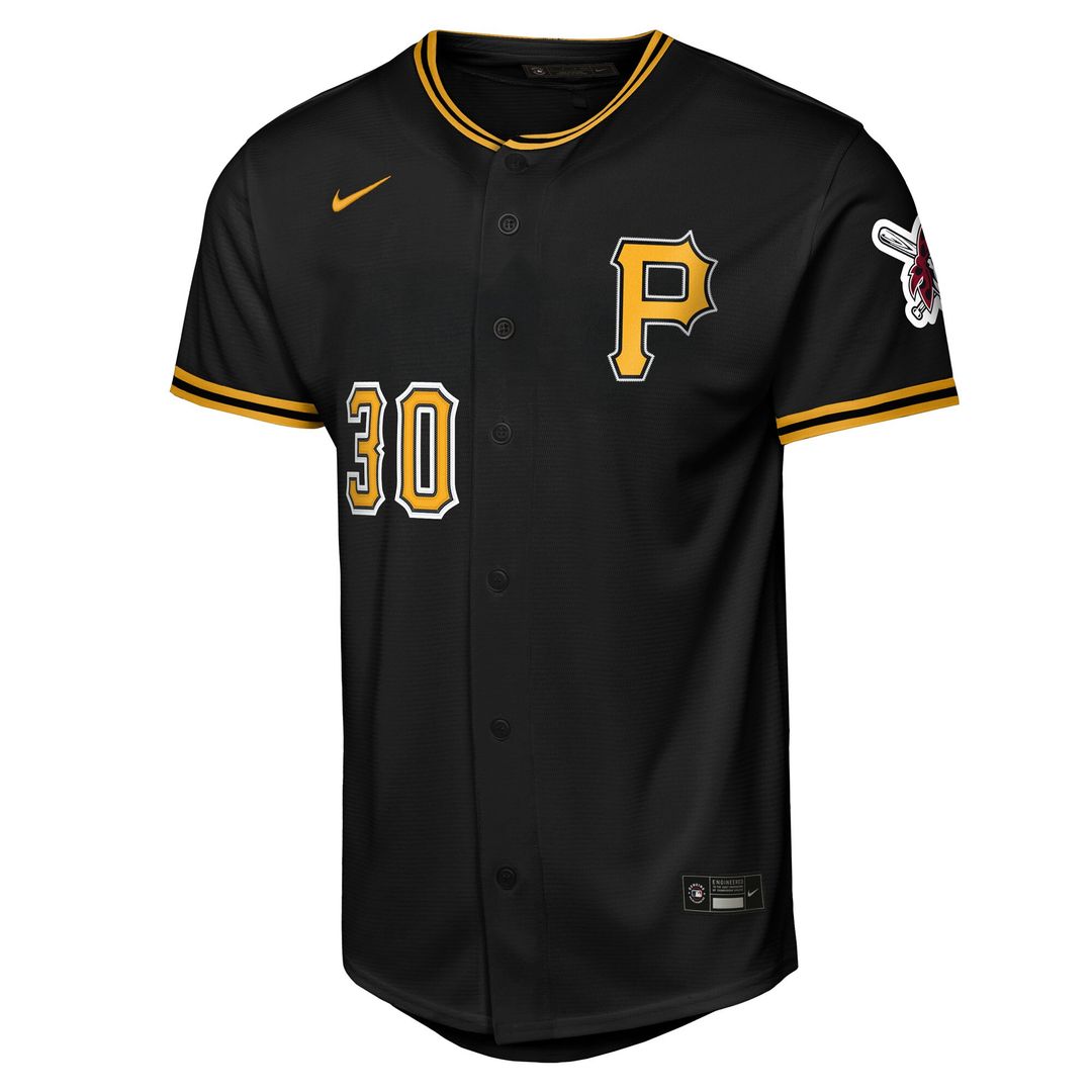 Paul Skenes Pittsburgh Pirates Nike Youth Alternate Stadium Jersey - Black Official MLB Team Apparel Baseball Fan Gear