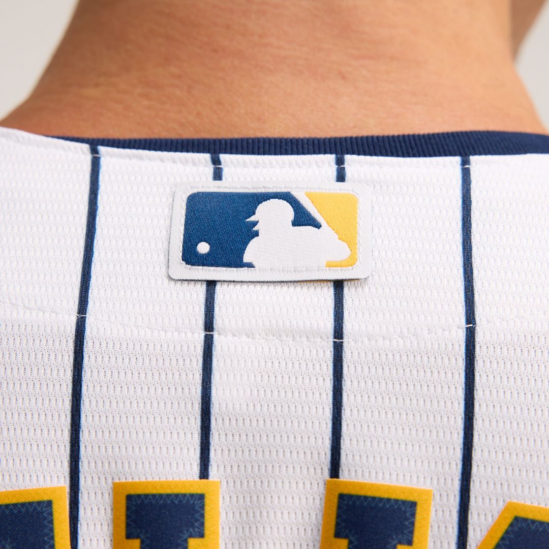 Christian Yelich Milwaukee Brewers Nike Alternate Replica Player Jersey - White Official MLB Team Apparel Baseball Fan Gear
