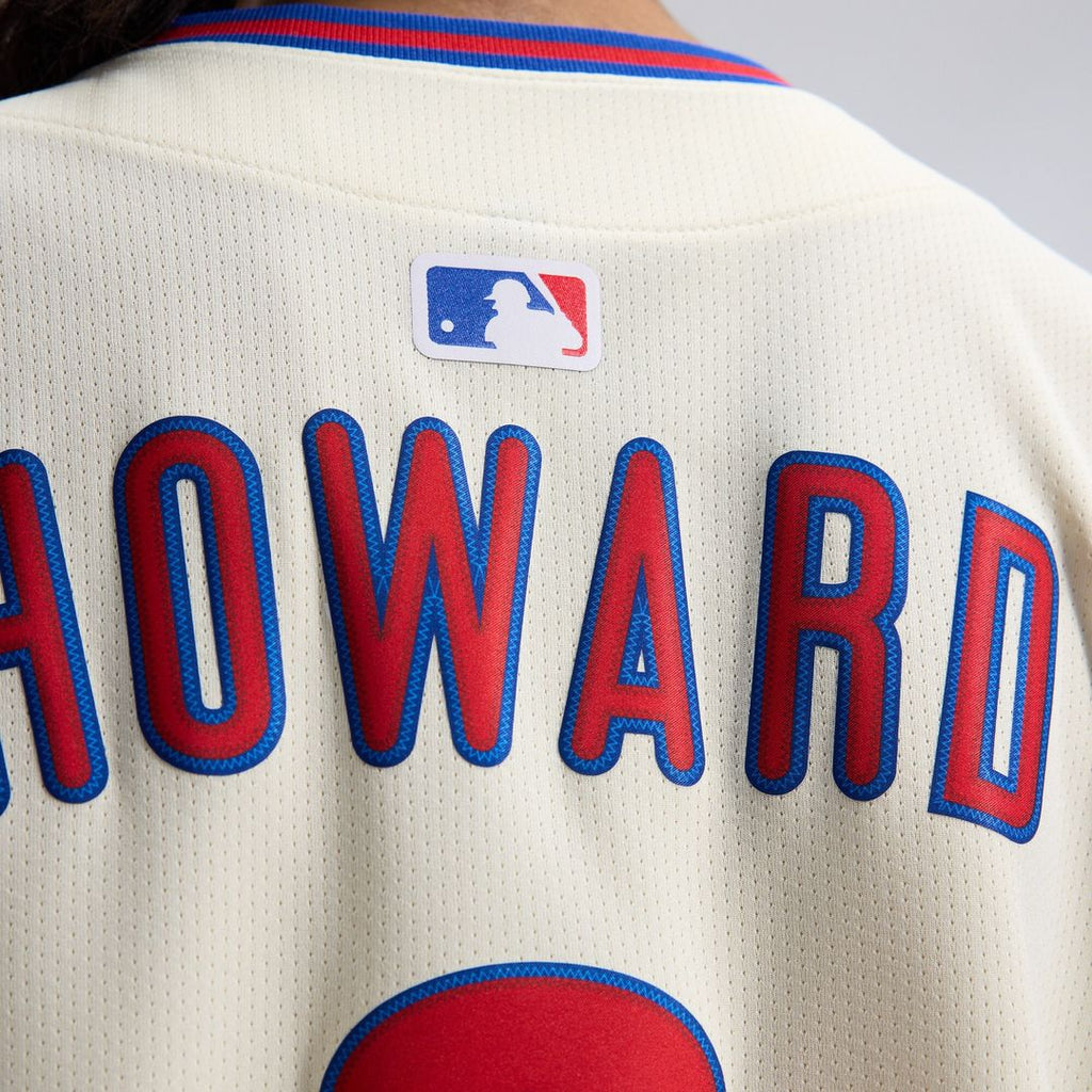 Ryan Howard Philadelphia Phillies Nike Women's Alternate 2 Limited Jersey – Cream Official MLB Team Apparel Baseball Fan Gear