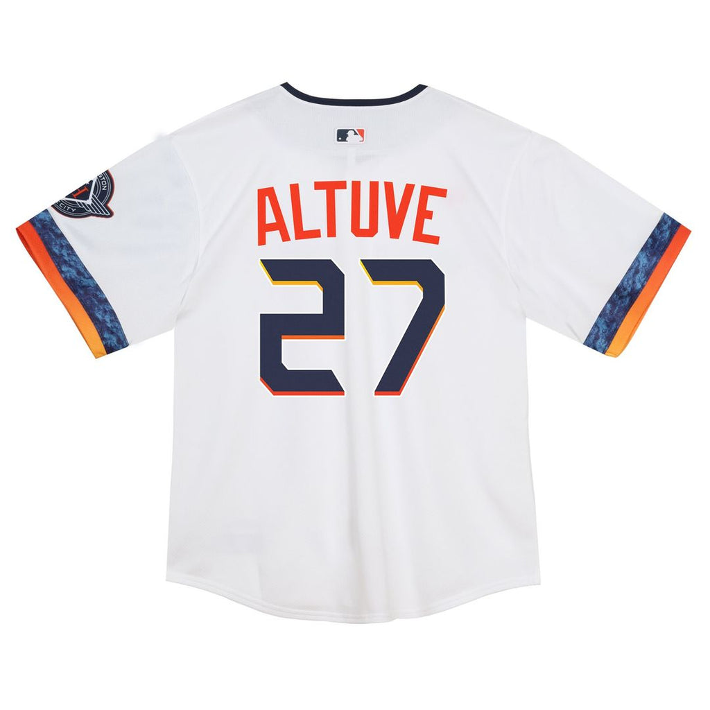 Jose Altuve Houston Astros Nike Toddler City Connect 2025 Limited Jersey - White Official MLB Team Apparel Baseball Fan Gear