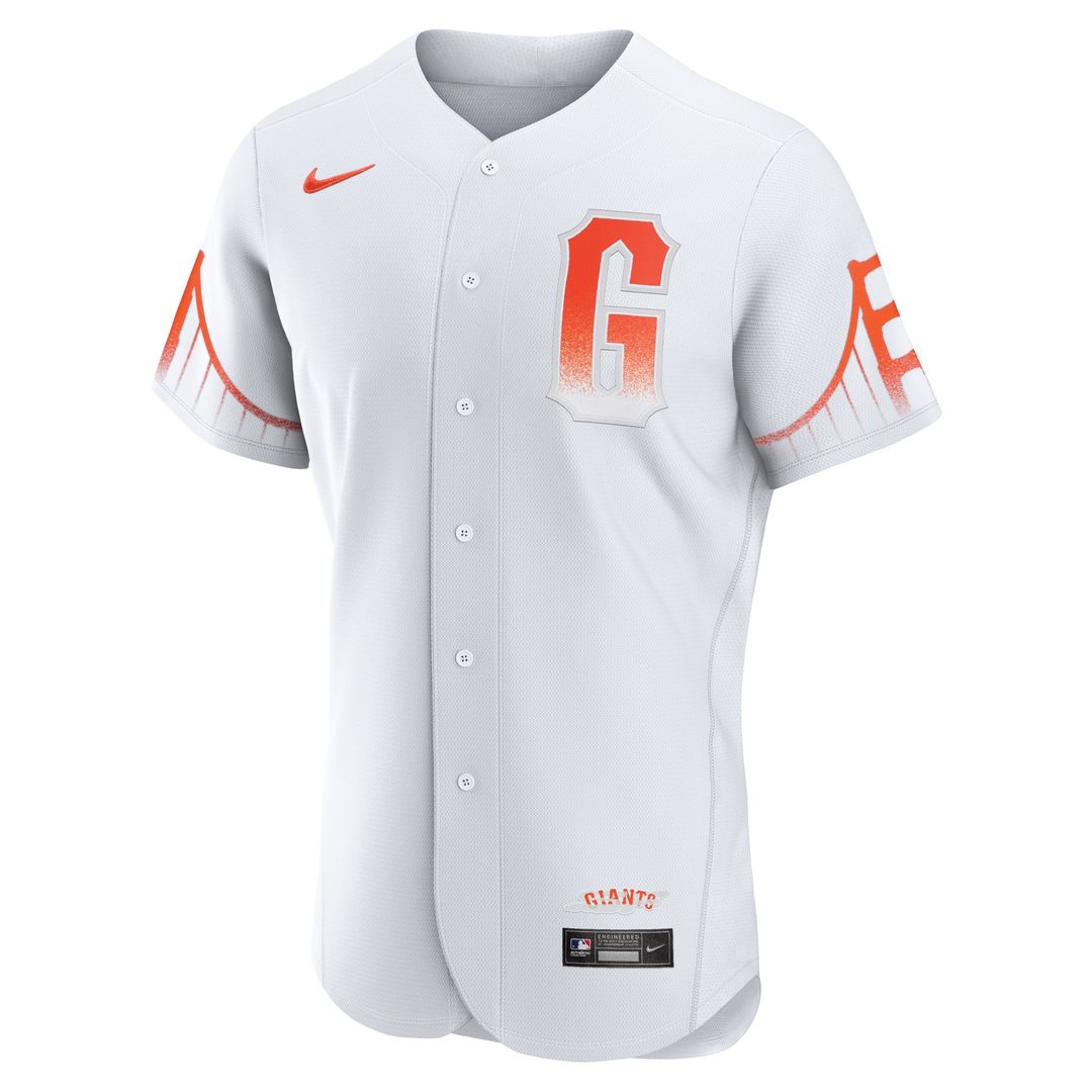San Francisco Giants Nike City Connect Authentic Jersey - White Official MLB Team Apparel Baseball Fan Gear