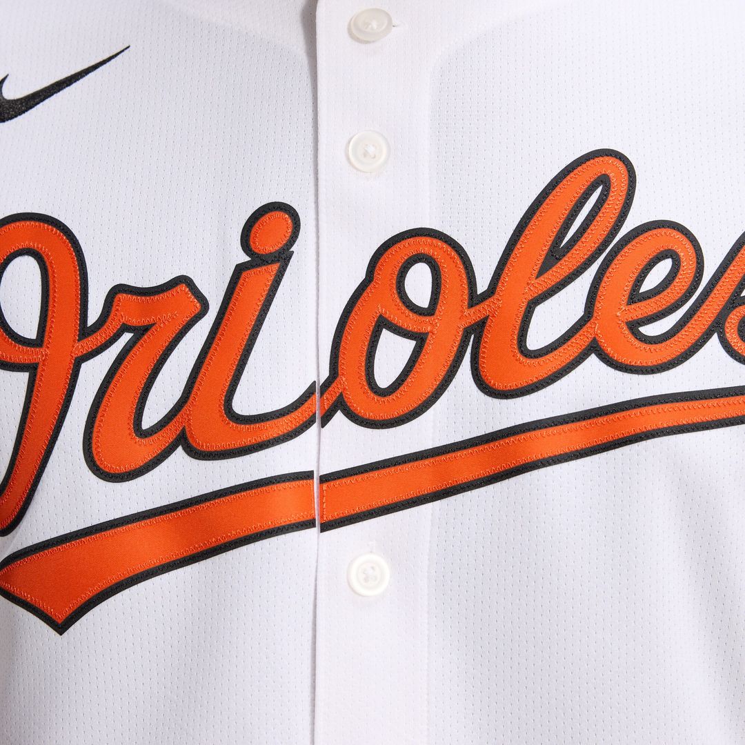 Baltimore Orioles Nike Home Limited Jersey - White Official MLB Team Apparel Baseball Fan Gear