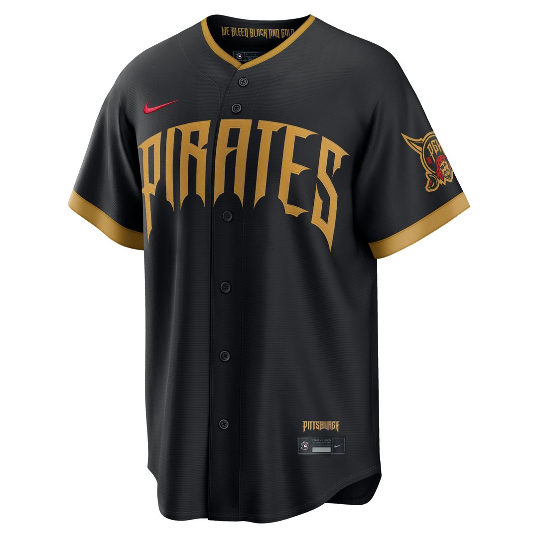Paul Skenes Pittsburgh Pirates Nike 2026 City Connect Stadium Jersey - Black Official MLB Team Apparel Baseball Fan Gear