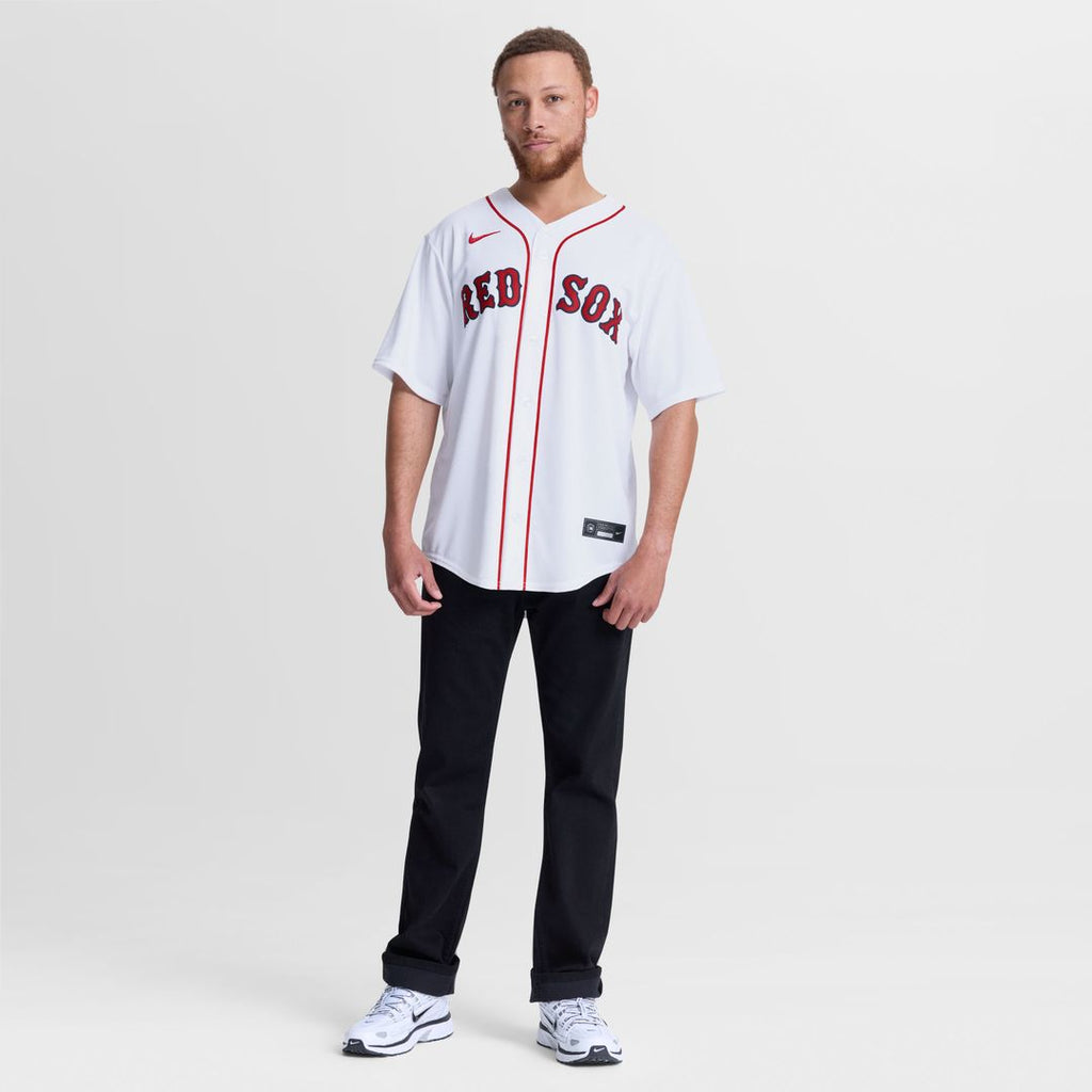 Jarren Duran Boston Red Sox Nike Home Replica Jersey - White Official MLB Team Apparel Baseball Fan Gear