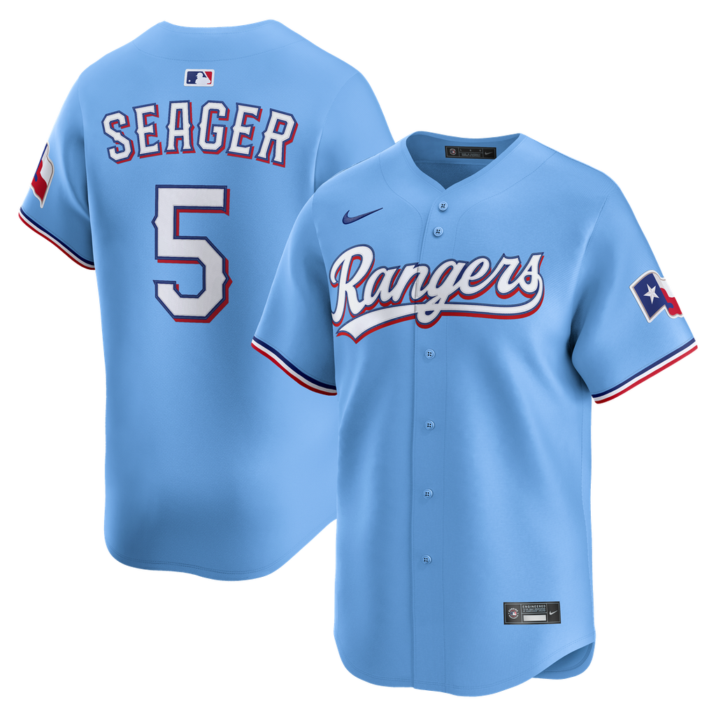 Corey Seager Texas Rangers Nike Alternate 2 Limited Jersey - Royal Official MLB Team Apparel Baseball Fan Gear