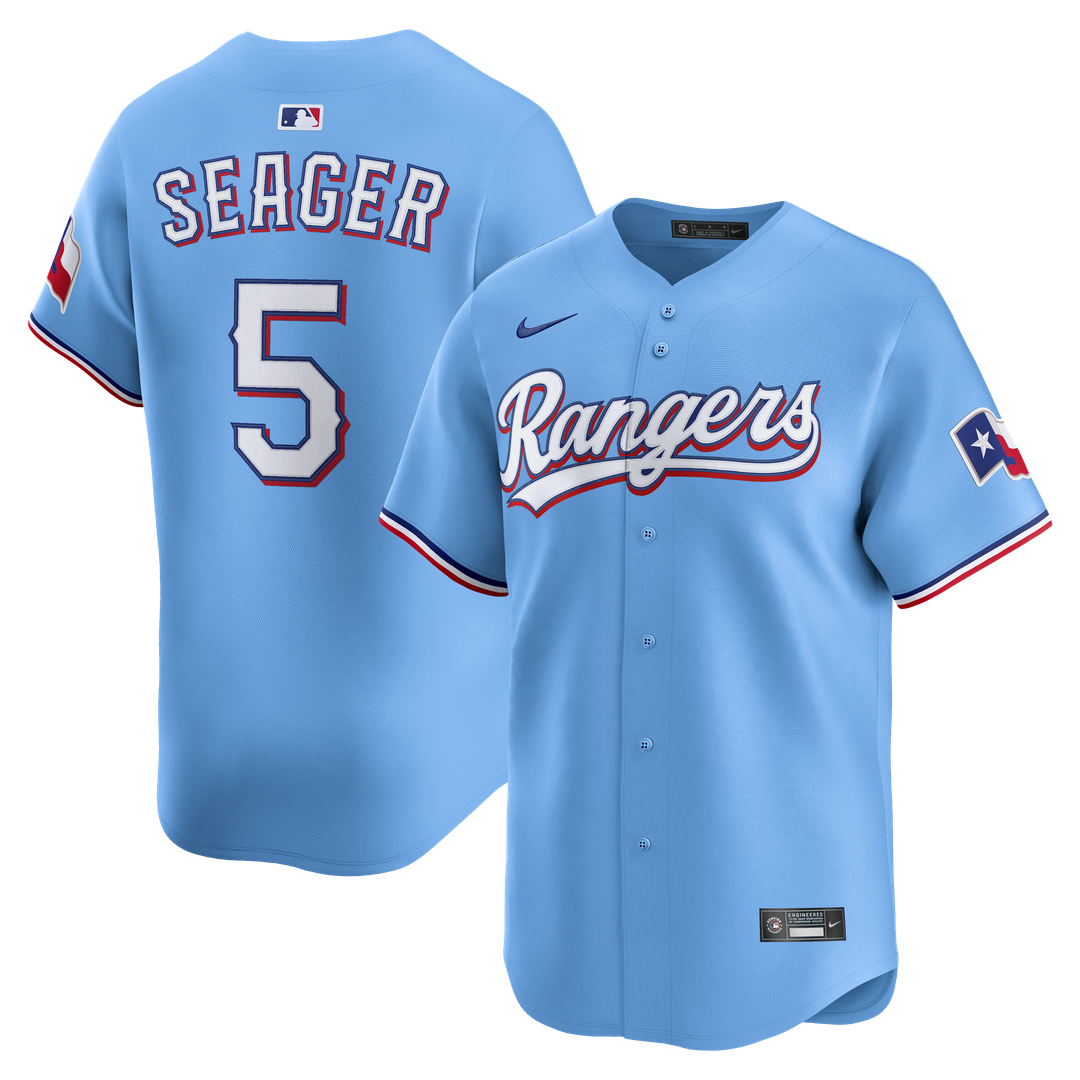 Corey Seager Texas Rangers Nike Alternate 2 Limited Jersey - Royal Official MLB Team Apparel Baseball Fan Gear
