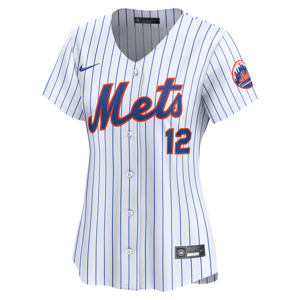 Francisco Lindor New York Mets Nike Women's Home Limited Jersey - White Official MLB Team Apparel Baseball Fan Gear