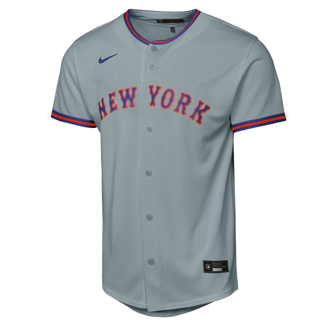 Juan Soto New York Mets Nike Youth Road Replica Jersey - Gray Official MLB Team Apparel Baseball Fan Gear
