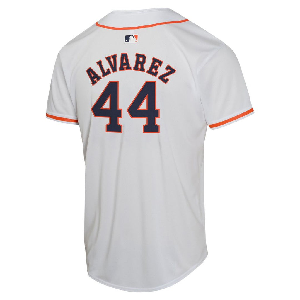 Yordan Alvarez Houston Astros Nike Youth Home Game Player Jersey - White Official MLB Team Apparel Baseball Fan Gear