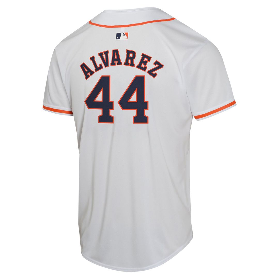 Yordan Alvarez Houston Astros Nike Youth Home Game Player Jersey - White Official MLB Team Apparel Baseball Fan Gear