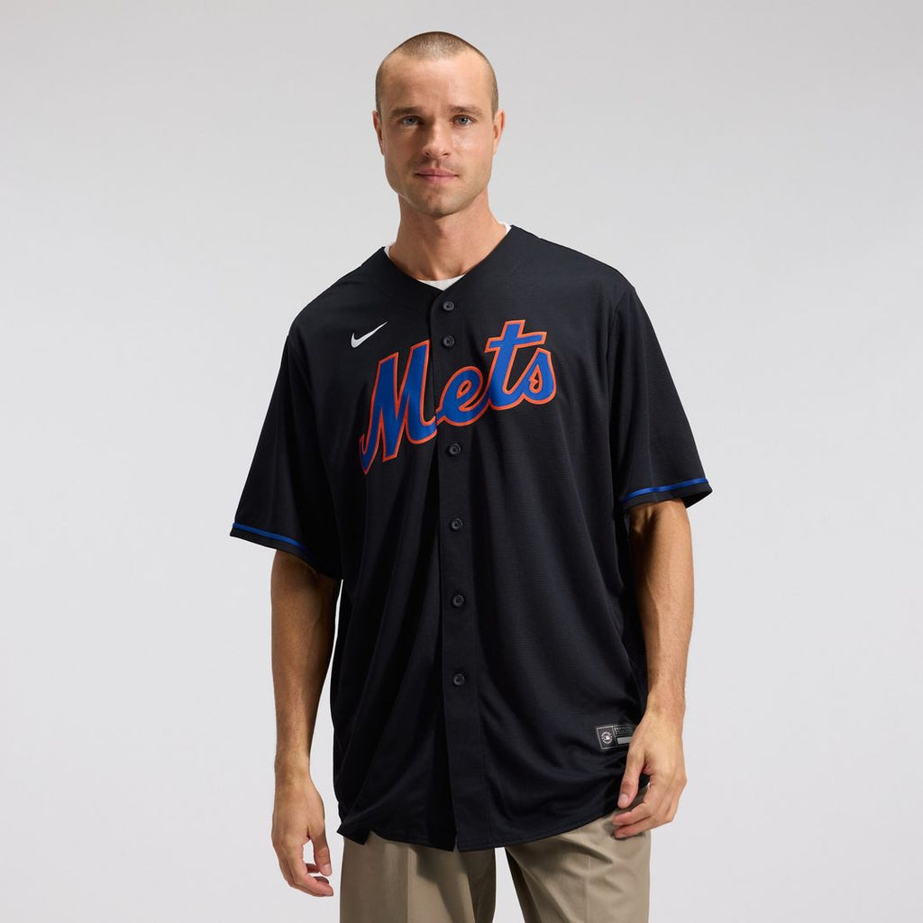 Starling Marte New York Mets Nike Alternate Replica Jersey - Black Official MLB Team Apparel Baseball Fan Gear