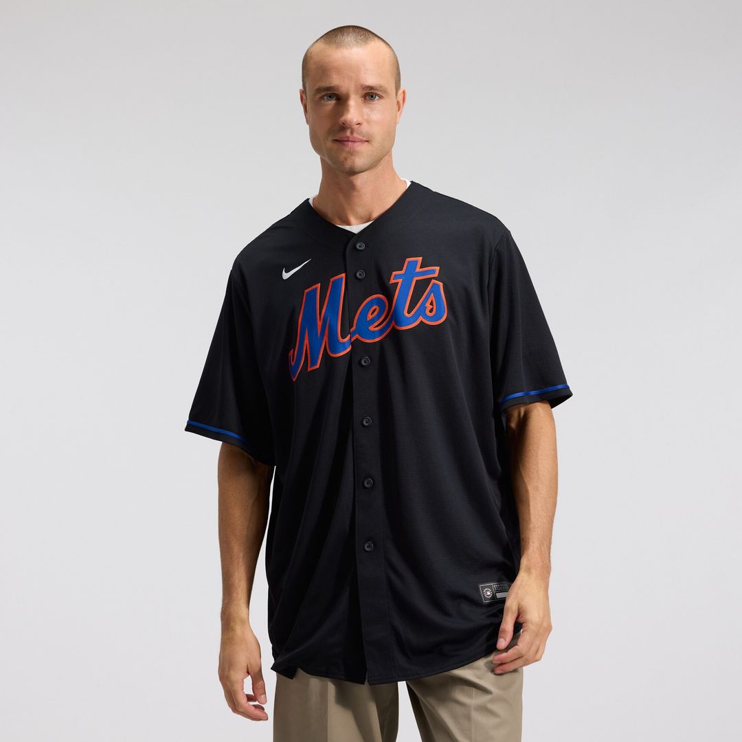 Starling Marte New York Mets Nike Alternate Replica Jersey - Black Official MLB Team Apparel Baseball Fan Gear