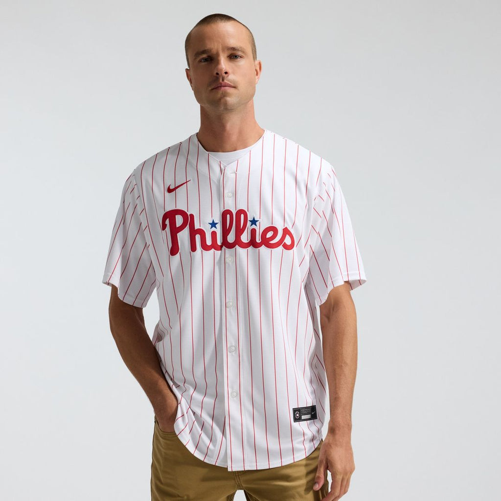 Philadelphia Phillies Nike Home Replica Team Jersey - White Official MLB Team Apparel Baseball Fan Gear