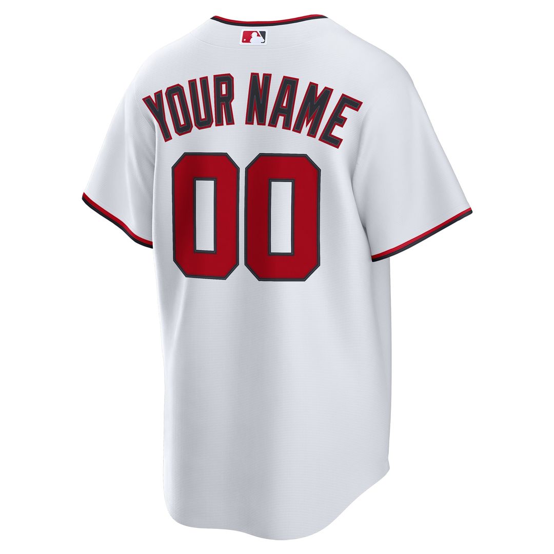 Washington Nationals Nike Home Custom Replica Jersey - White Official MLB Team Apparel Baseball Fan Gear