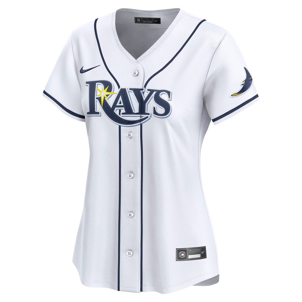 Tampa Bay Rays Nike Women's Home Limited Custom Jersey - White Official MLB Team Apparel Baseball Fan Gear