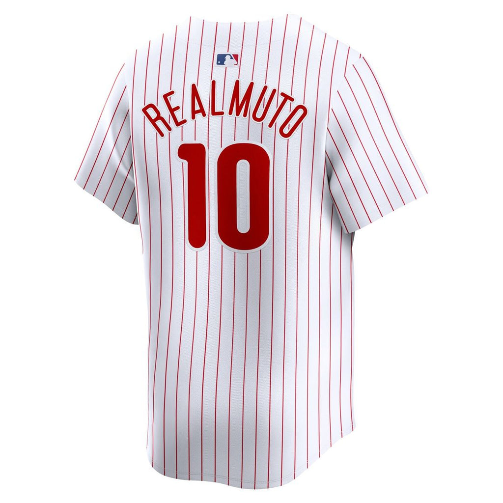 J.T. Realmuto Philadelphia Phillies Nike Home Limited Player Jersey - White Official MLB Team Apparel Baseball Fan Gear