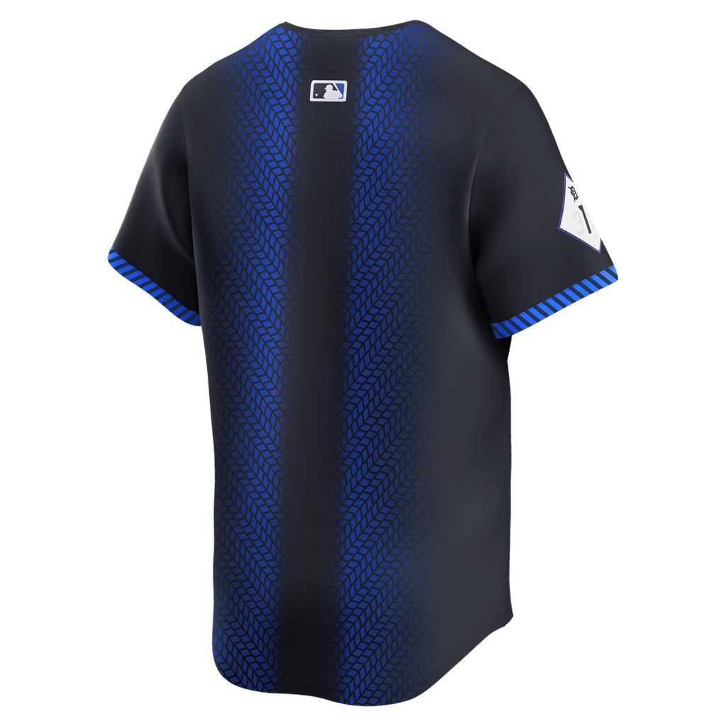 Detroit Tigers Nike City Connect Limited Jersey - Blue Official MLB Team Apparel Baseball Fan Gear