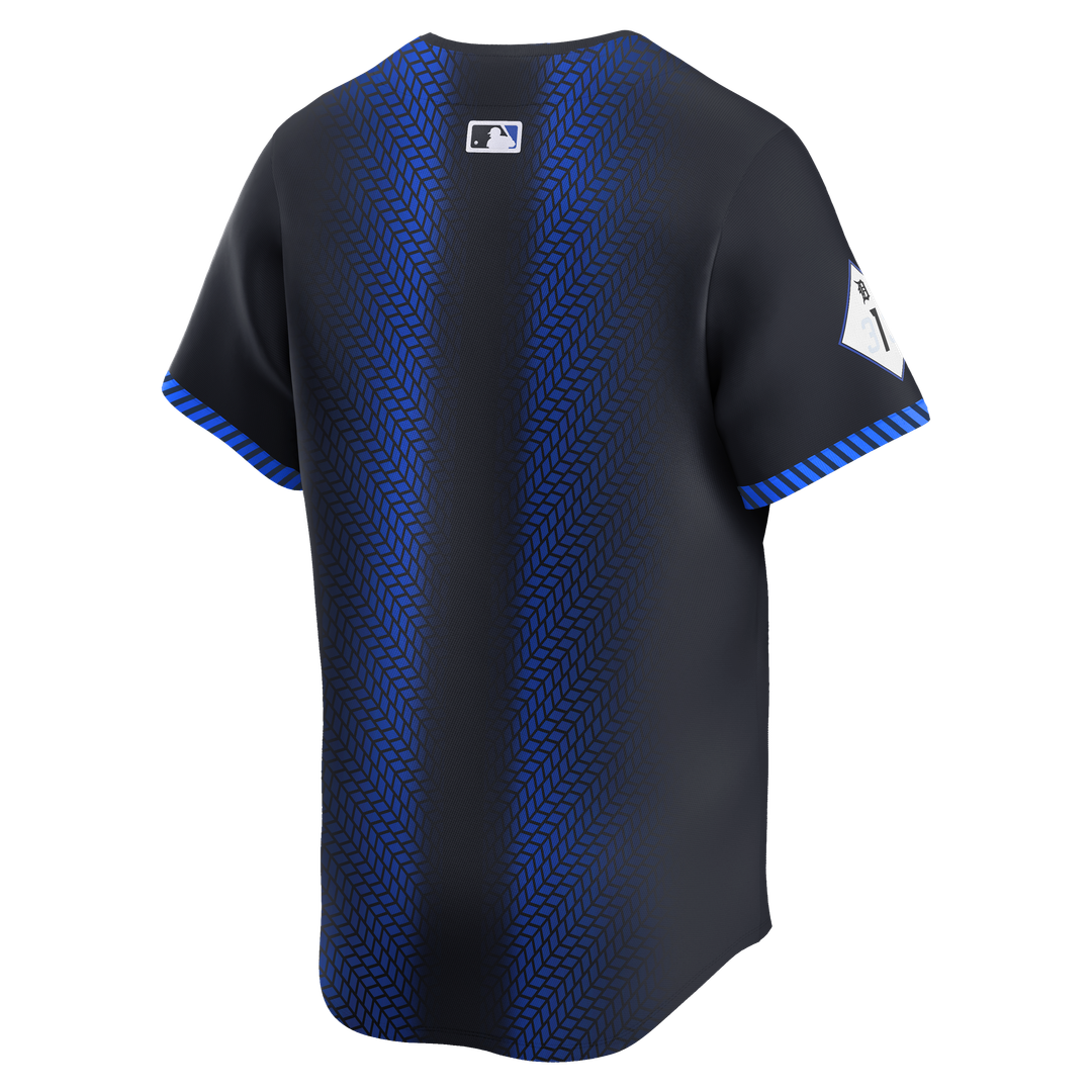 Detroit Tigers Nike City Connect Limited Jersey - Blue Official MLB Team Apparel Baseball Fan Gear