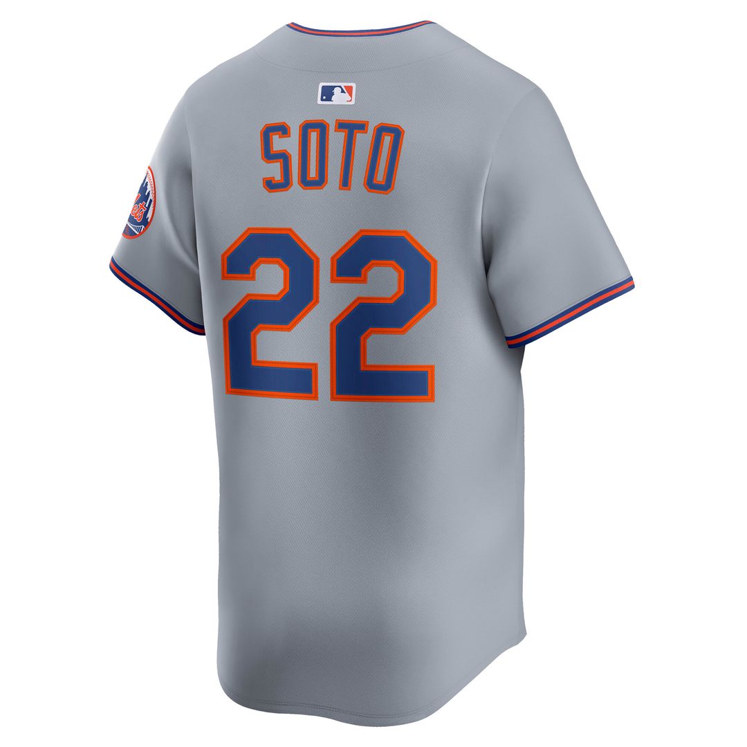 Juan Soto New York Mets Nike Alternate Limited Player Jersey - Black Official MLB Team Apparel Baseball Fan Gear