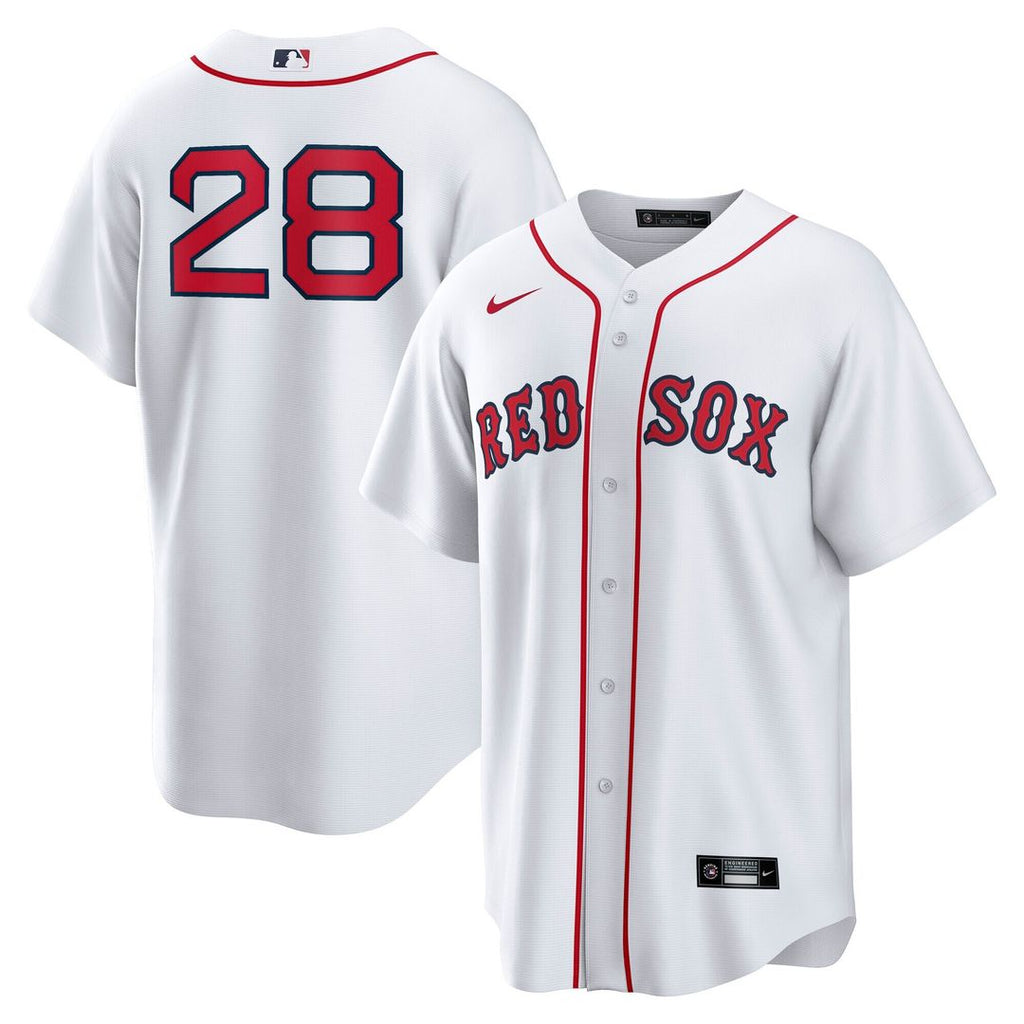 Kristian Campbell Boston Red Sox Nike Home Replica Jersey - White Official MLB Team Apparel Baseball Fan Gear